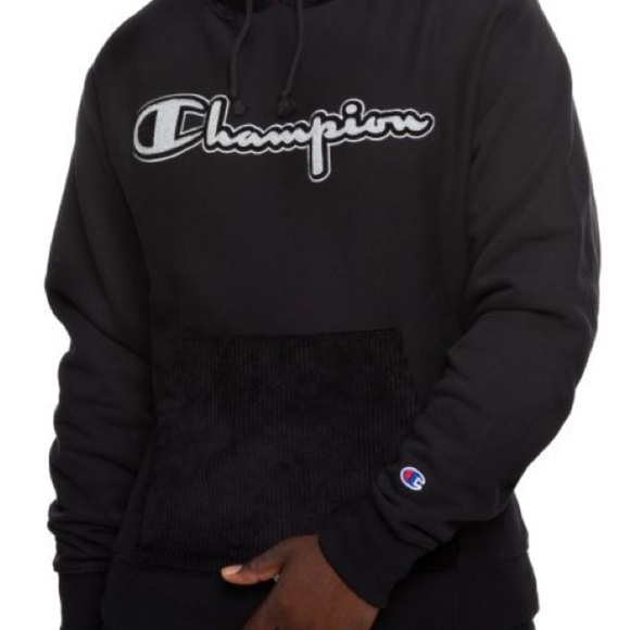 Champion Other - Champion REVERSE WEAVE & CORDUROY HOODIE size M grey1